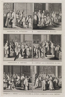 KG 11845
          <br/>
          Catholiques: ORDINATION des SOUDICARES (...) COMMUNIE les nouveaux PRETRES.
          <br/>
          <em>Picart, Bernard (1673-1733)</em>